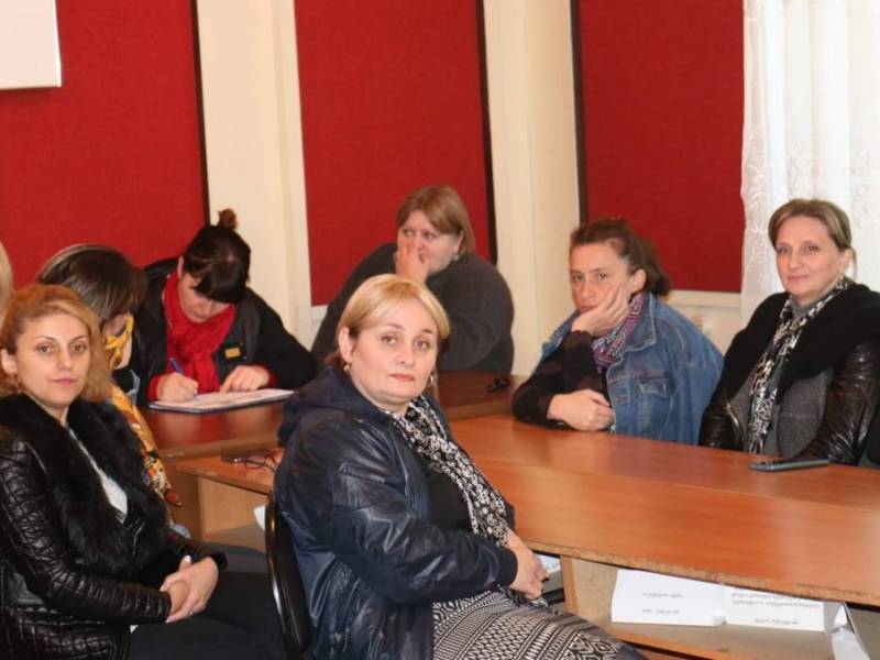 26 ოქტომბერს ცაგერის მუნიციპალიტეტის მერიისა და საკრებულოს თანამშრომლებთან ჩატარდა...